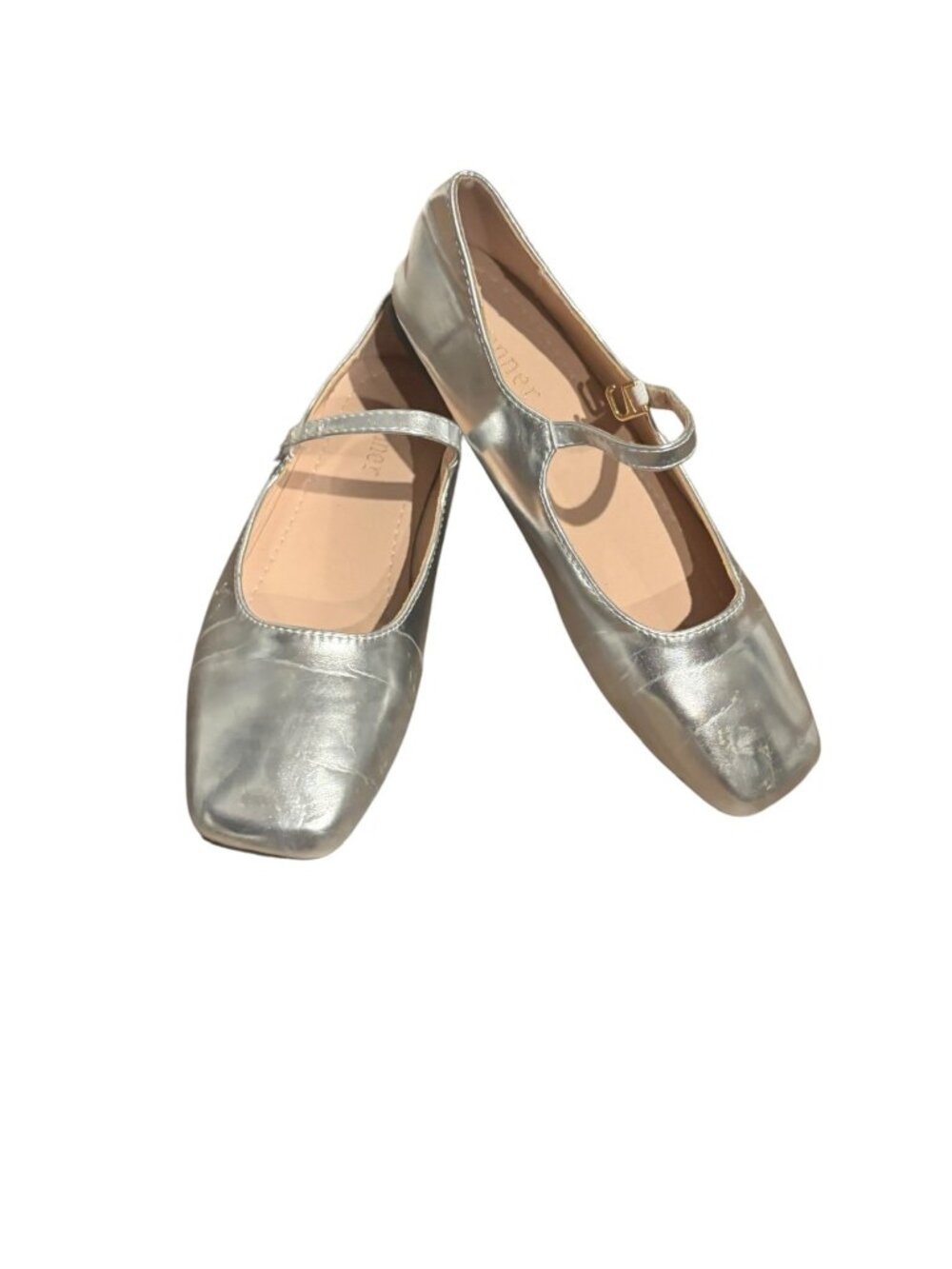 Stunner Silver Ballet Shoes - Picture 2 of 7
